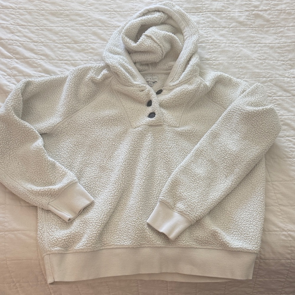 Lucky Brand Cream Hooded Sweater
